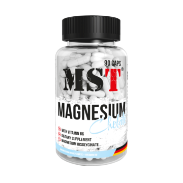 MST® Magnesium CHELAT + Vitamin B6 Магній Хелат + вітамін Б 90 капсул
