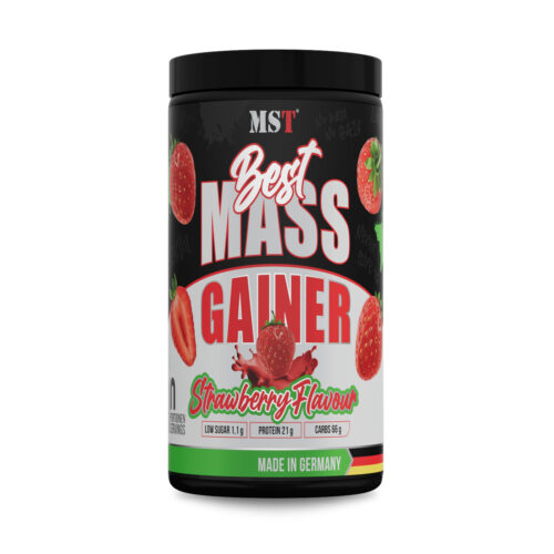 Купити MST® BEST Mass Gainer Strawberry 1000 g в Києві