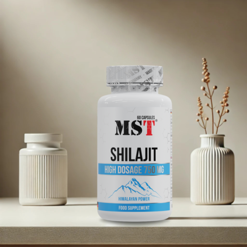 MST Shilajit 1500 мг – баночка на світлому фоні, чисте студійне фото