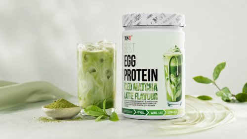Best EGG Protein Iced Matcha-Latte коктейль